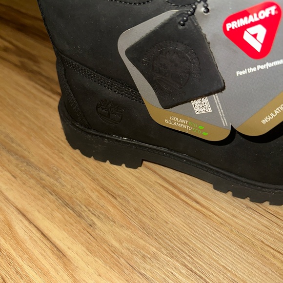 Men's Black Timb Boots - Picture 4 of 10